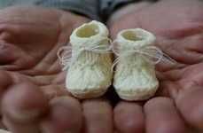 Lactate Infant Sneaker Sculptures