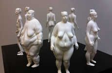 Weight-Fluctuating Female Sculptures