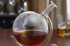 Fancy Globular Drink Decanters