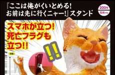 Cat Scratch Smartphone Stands