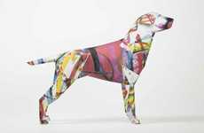 Elaborate Paper Pooch Installations