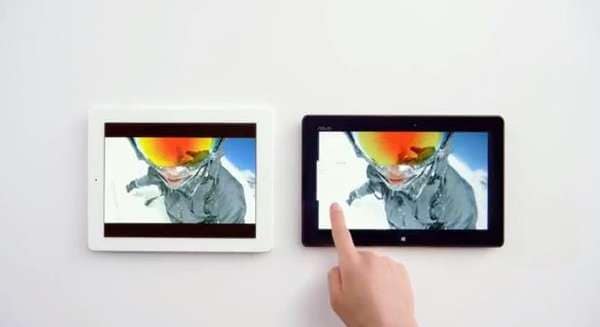 Competitor-Mocking Tablet Ads