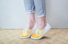 DIY Dip-Dye Sneakers