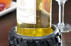 Big Wheel Wine Coasters