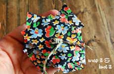 Layered Fabric Scrap Clips