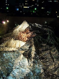Shimmering Aluminum Mountain Art Image 4