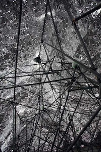 Shimmering Aluminum Mountain Art Image 5