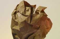 Crumpled Paper Comet Captures