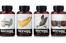 Illustrated Avian Supplement Packaging