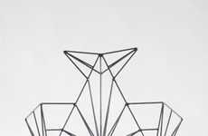 Sculptural Wireframe Seating