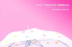 DIY Polka Dot Parasols