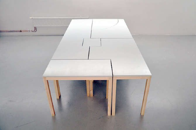Puzzle Piece Desks