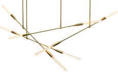 Baton-Like Ceiling Lamps