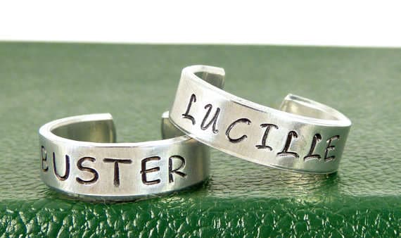 Sitcom-Inspired Friendship Rings