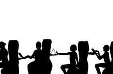 Artsy Silhouette Laptop Ads