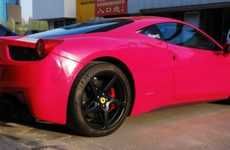 Outrageously Pink Super Cars