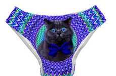 Cat Meme-Print Swimsuits