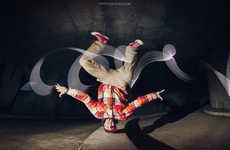 Light-Painting Breakdance Photography