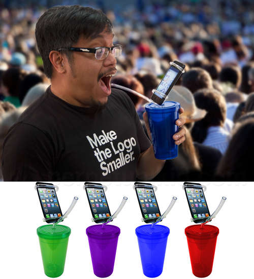 Smartphone-Displaying Cups