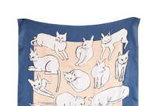 Artist-Inspired Feline Scarves