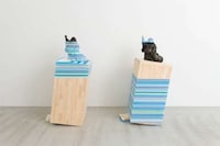 Colorfully Striped Sculptures Image 5