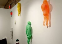 Colorfully Striped Sculptures Image 8