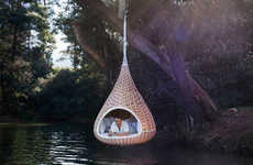 Hanging Bird's Nest Chairs
