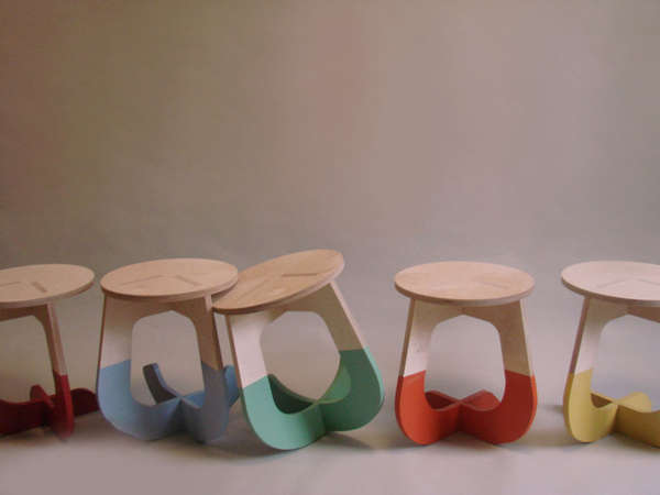 55 Circular Sitting Stools