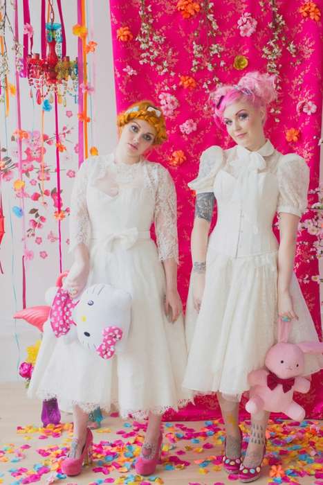 Harajuku-Themed Wedding Portraits