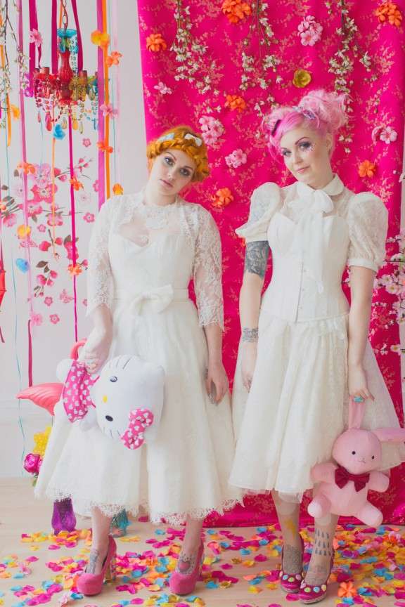 Harajuku-Themed Wedding Portraits