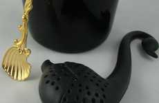 Ebony Swan Shaped Steepers