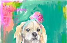 Vibrant Canine Watercolors