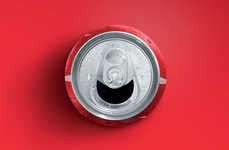 Smiling Soda Cans