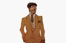 Fashionably Illustrated TV Characters