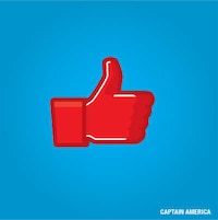 Superhero Social Media Buttons Image 6