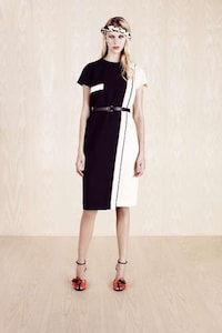 Sophisticated Mosaic-Like Fashion Image 8