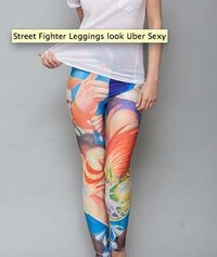 Graphic Street Fighter Leggings Image 4