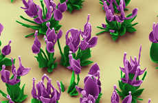 Minuscule Blooming Nanoflowers