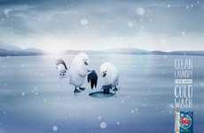 Laundry-Doing Penguin Ads