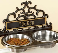 Custom Mounted Dog Dishes Image 2