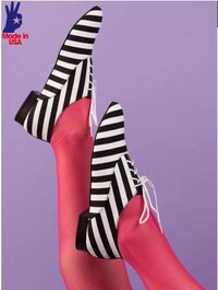 Jail-Striped Oxfords Image 2