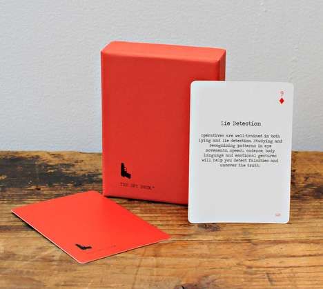 Espionage Training Cards : deck cards