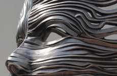 Flowing Organic Steel Sculptures