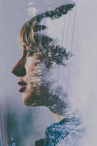 Multiple Exposure Floral Photography Image 2