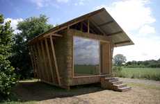 Straw-Stuffed Eco Cabins