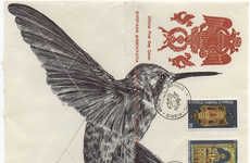 Vintage Avian Envelope Art