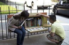 Book-Filled Benches