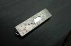 Marbled Metal Flash Drives