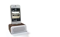 Sleek Wooden Phone Speakers Image 4