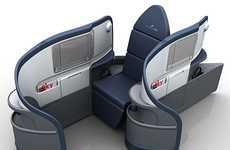 Fully Reclined Airplane Bed